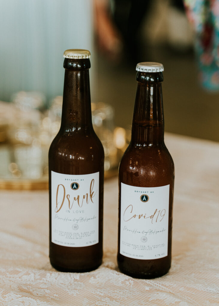 korona øl på bryllup i sommer