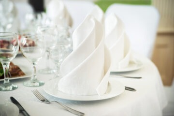 12 kule forslag til bretting av servietter til bryllup